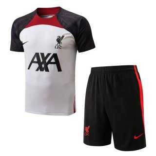Maglia Formazione Liverpool Set Completo 2022/23 Bianco Grigio Maglia Formazione Liverpool Set Completo 2022/23 Bianco Grigio