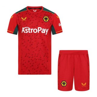 Maglia Wolves Home Bambino 2023/24 Maglia Wolves Home Bambino 2023/24