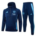 Felpa Cappuccio Arsenal 2024/25 Blu 3