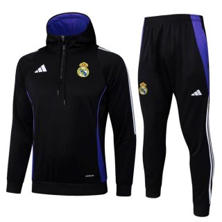 Felpa Cappuccio Real Madrid Nero Felpa Cappuccio Real Madrid Nero