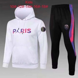 Bambino Giacca Cappuccio Paris Saint Germain 2022 Bianco Rosso 1 Bambino Giacca Cappuccio Paris Saint Germain 2022 Bianco Rosso 1