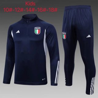 Bambino Giacca Italia 2023/24 Blu Bambino Giacca Italia 2023/24 Blu