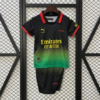Maglia AC Milan Co-Branded Edition Bambino 2025/26 Verde Maglia AC Milan Co-Branded Edition Bambino 2025/26 Verde