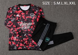 Felpa Allenamento Arsenal 2022 Nero Rosso