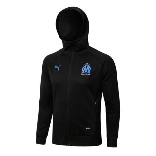 Felpa Cappuccio Marsiglia 2022/23 Nero Felpa Cappuccio Marsiglia 2022/23 Nero