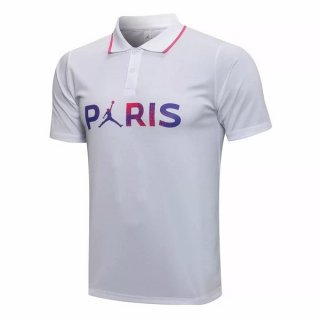 Polo Paris Saint Germain 2021/22 Bianco Porpora Polo Paris Saint Germain 2021/22 Bianco Porpora