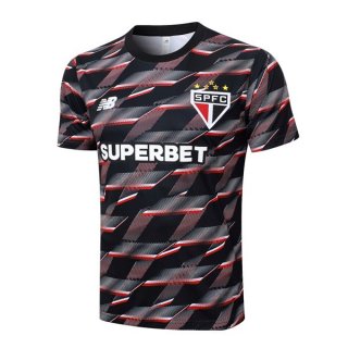 Maglia Formazione Sao Paulo 24/25 Nero Rosso Maglia Formazione Sao Paulo 24/25 Nero Rosso