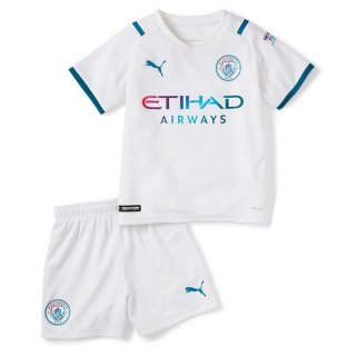 Maglia Manchester City Away Bambino 2021/22 Maglia Manchester City Away Bambino 2021/22