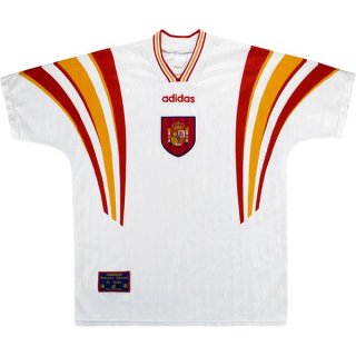 Thailandia Maglia Spagna Terza Retro 1996 Bianco Thailandia Maglia Spagna Terza Retro 1996 Bianco