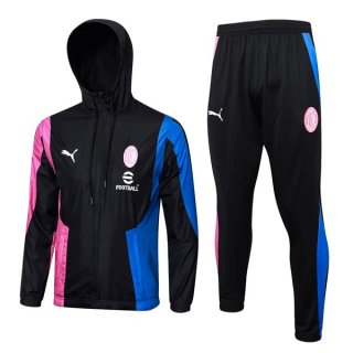 Giacca a vento AC Milan Set Completo 2024/25 Blu Giacca a vento AC Milan Set Completo 2024/25 Blu