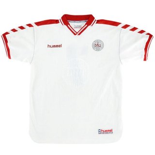 Thailandia Maglia Danimarca Away Retro 1998 Bianco Thailandia Maglia Danimarca Away Retro 1998 Bianco
