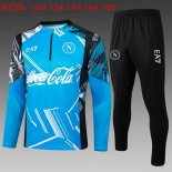 Bambino Felpa Allenamento Napoli 2025/26 Blu