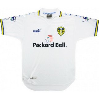 Thailandia Maglia Leeds United Home Retro 1999 2000 Bianco Thailandia Maglia Leeds United Home Retro 1999 2000 Bianco