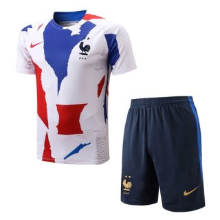 Maglia Formazione Francia Set Completo 2022/23 Blu Rosso Maglia Formazione Francia Set Completo 2022/23 Blu Rosso