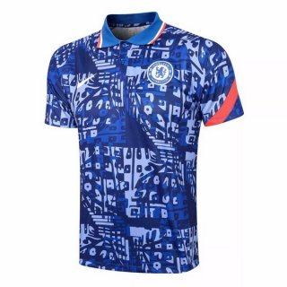 Polo Chelsea 2021/22 Blu Polo Chelsea 2021/22 Blu