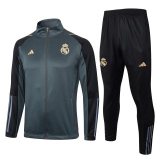 Giacca Real Madrid 2024/25 Grigio Giacca Real Madrid 2024/25 Grigio